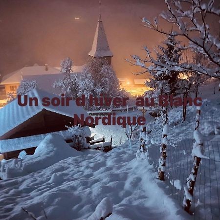 Le Blanc Nordique Villa Le Bouchet-Mont Charvin Dış mekan fotoğraf