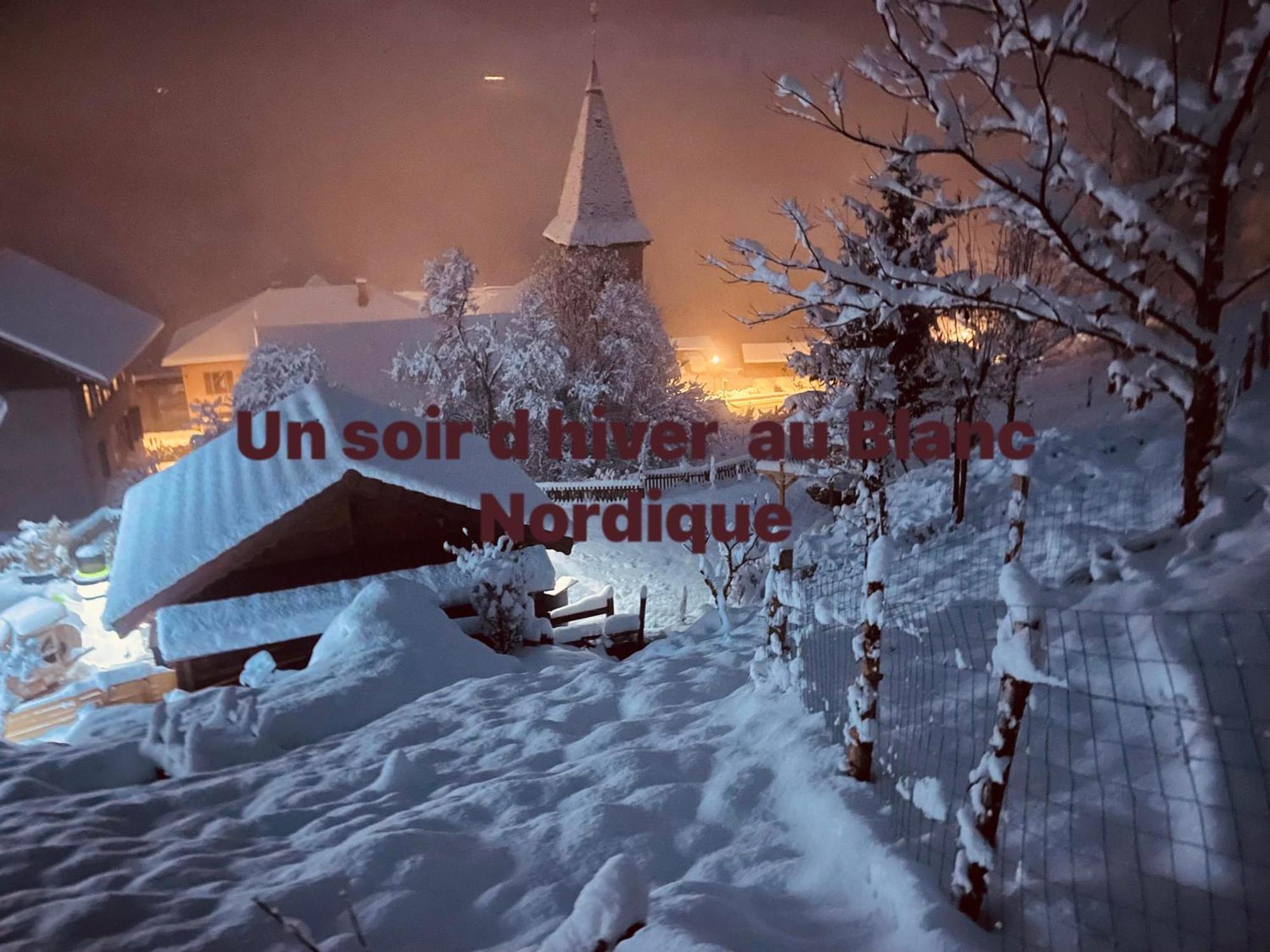 Le Blanc Nordique Villa Le Bouchet-Mont Charvin Dış mekan fotoğraf